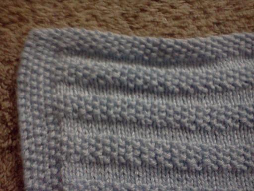 Inspirefly: Seed Stitch Baby Blanket