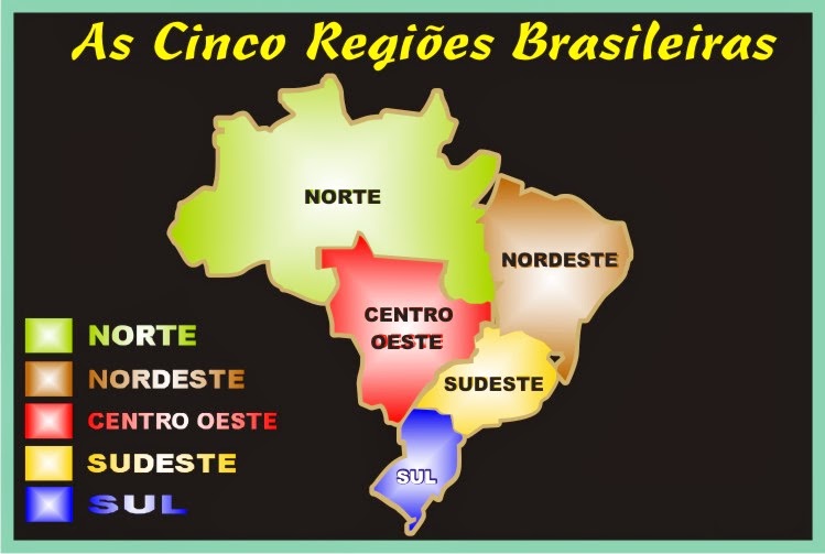 Brasil e suas regiões..