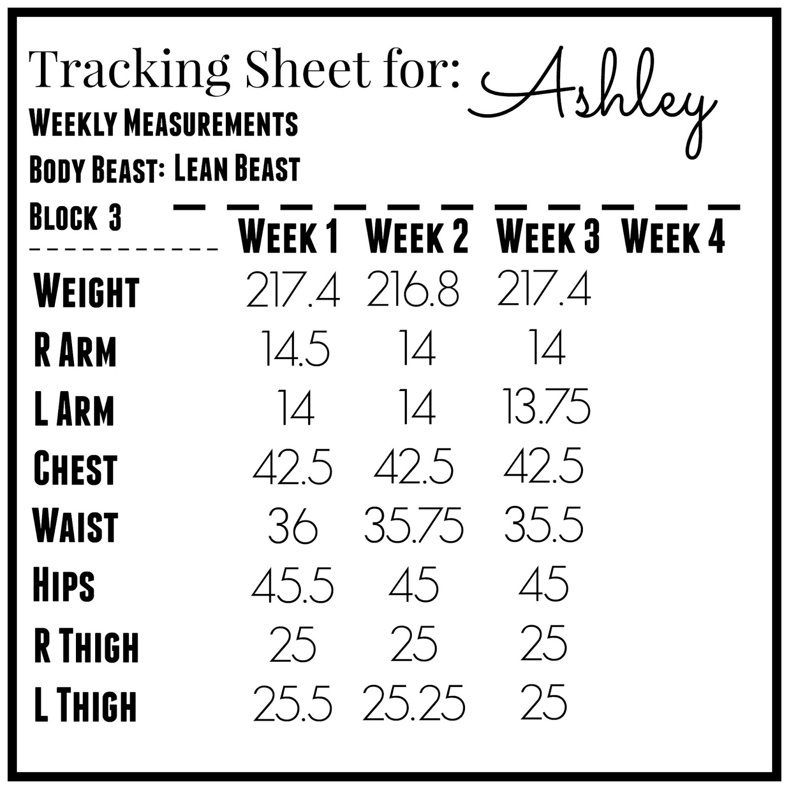 Ashley Krek Body Beast Woman S Results Week 3 Beast Phase