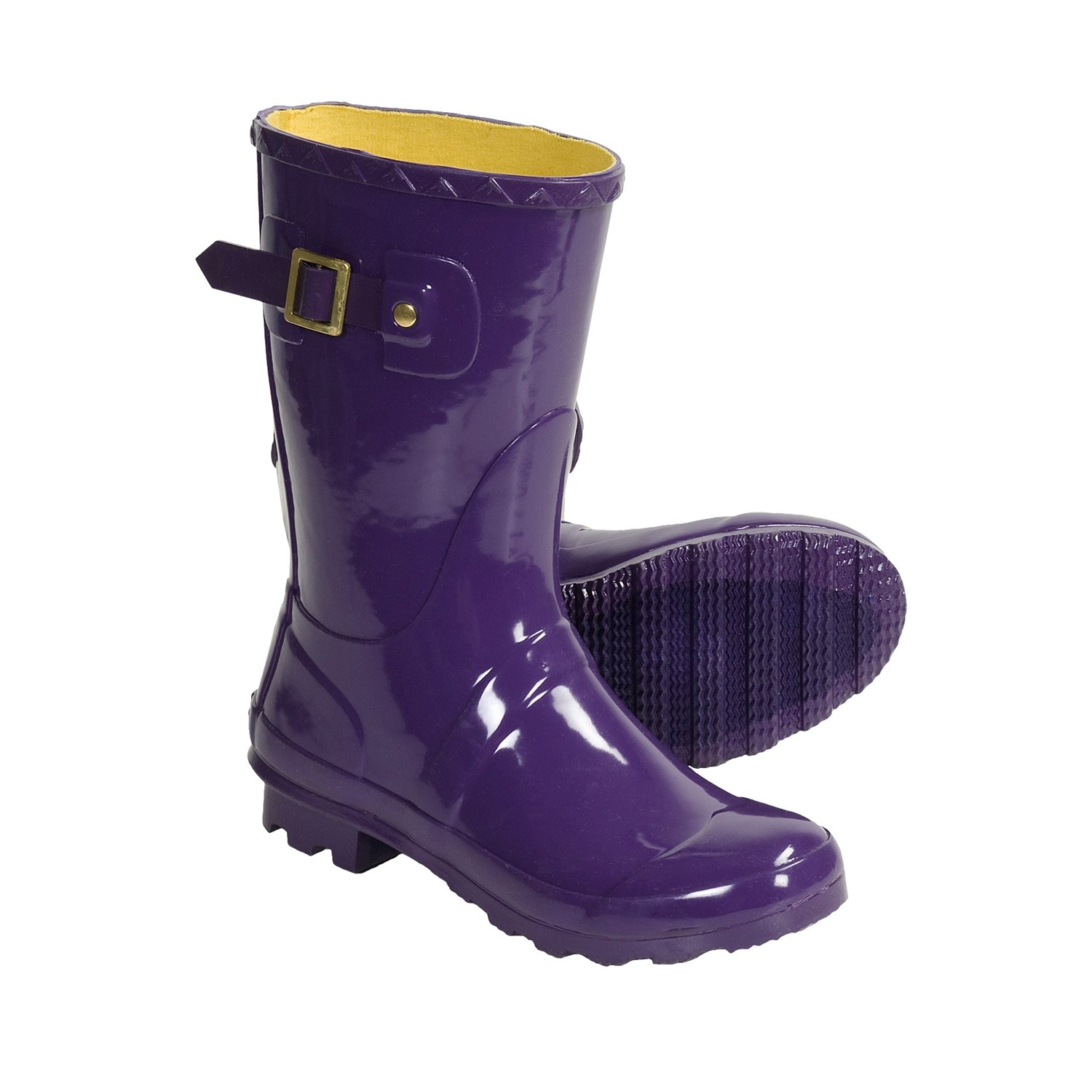 Womens Purple Rain Boots - Cr Boot