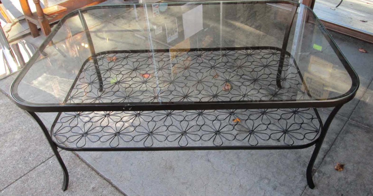 UHURU FURNITURE & COLLECTIBLES SOLD GlassTop Ikea Coffee Table 50