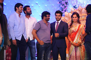 Ram Charan Wedding Reception Gallery