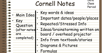 Vonnie's e-Portfolio: Cornell Note Taking System and S-RUN-R