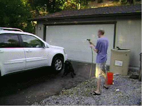 Try to wash that car...Go ahead, just try!