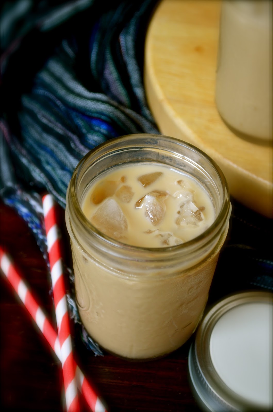 Dishing With Divya Iced Coffee Iced Coffee using flavored Simple Syrup