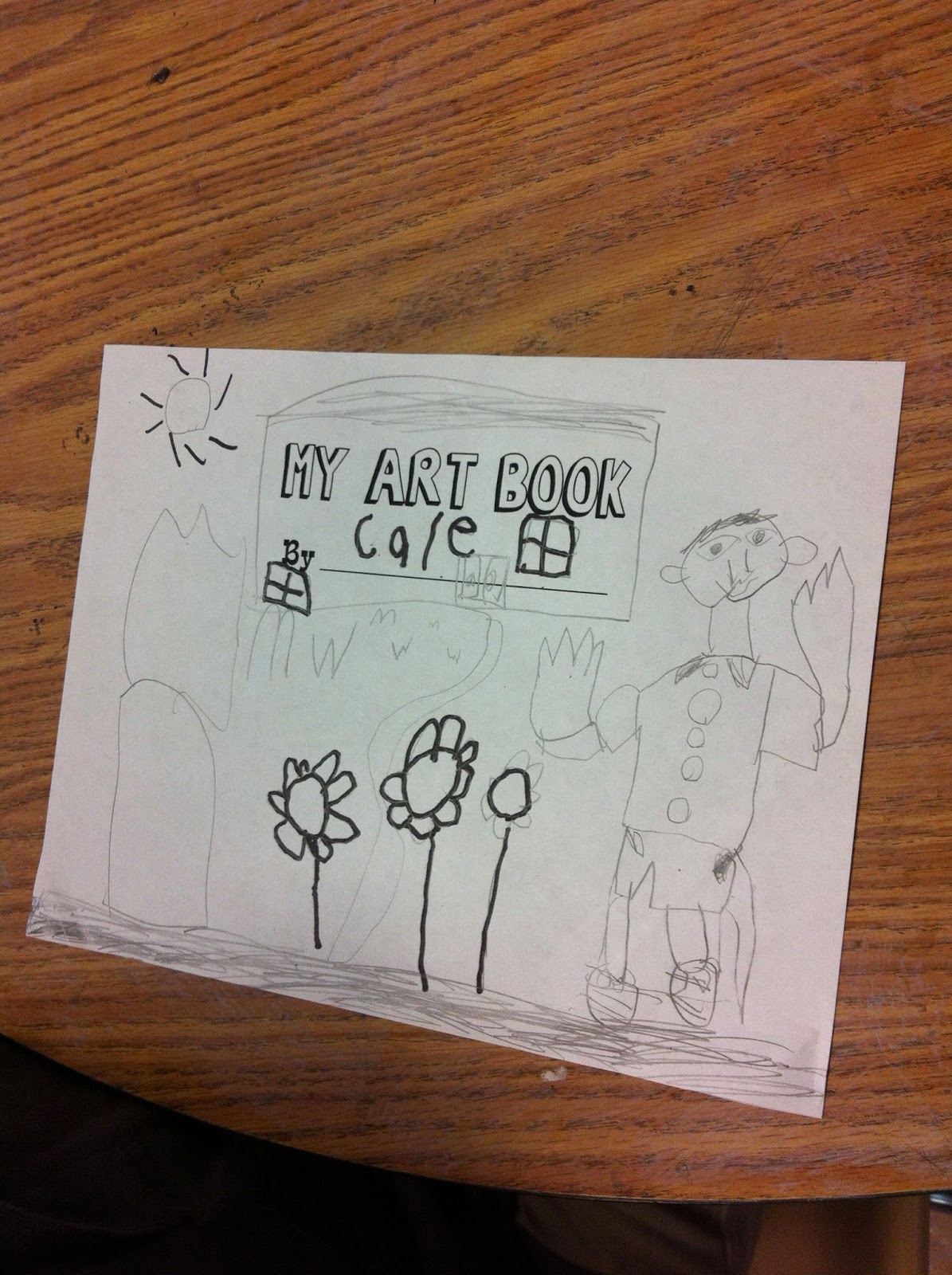 ChumleyScobey Art Room Kindergarten Art Book 4th 9 Weeks Project