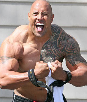 The Rock Dwayne Johnson Body