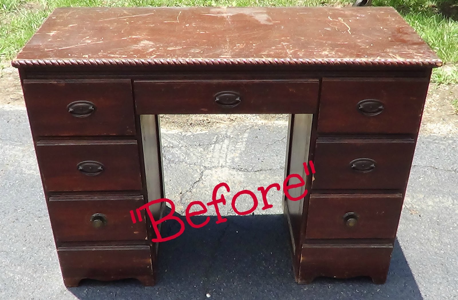 That's Not Junk...Refurbished Recycled Furniture Emerald Green Desk