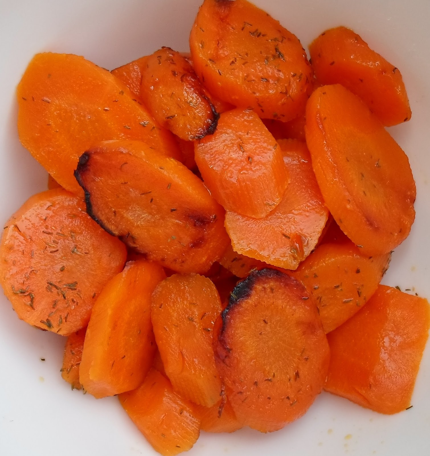 Happier Than A Pig In Mud Grill Roasted Carrots with Dill