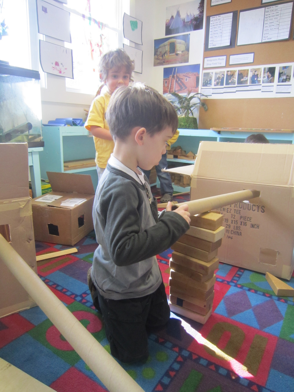 Playfully Learning Boxes, tunnels and tubes