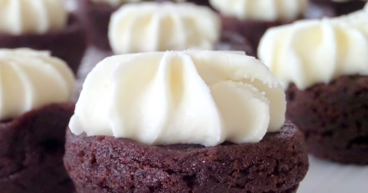 Home Blog Brownie Bites with Cream Cheese Frosting