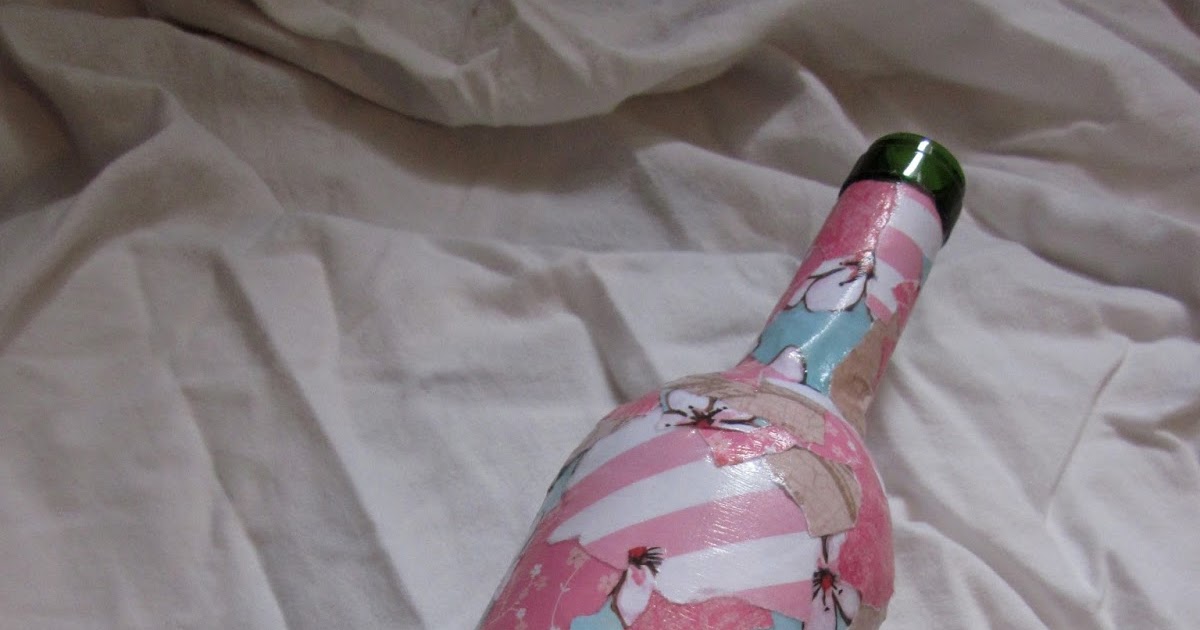 Criminally Crafty in MKE Wine Bottles, Paper Mache Style