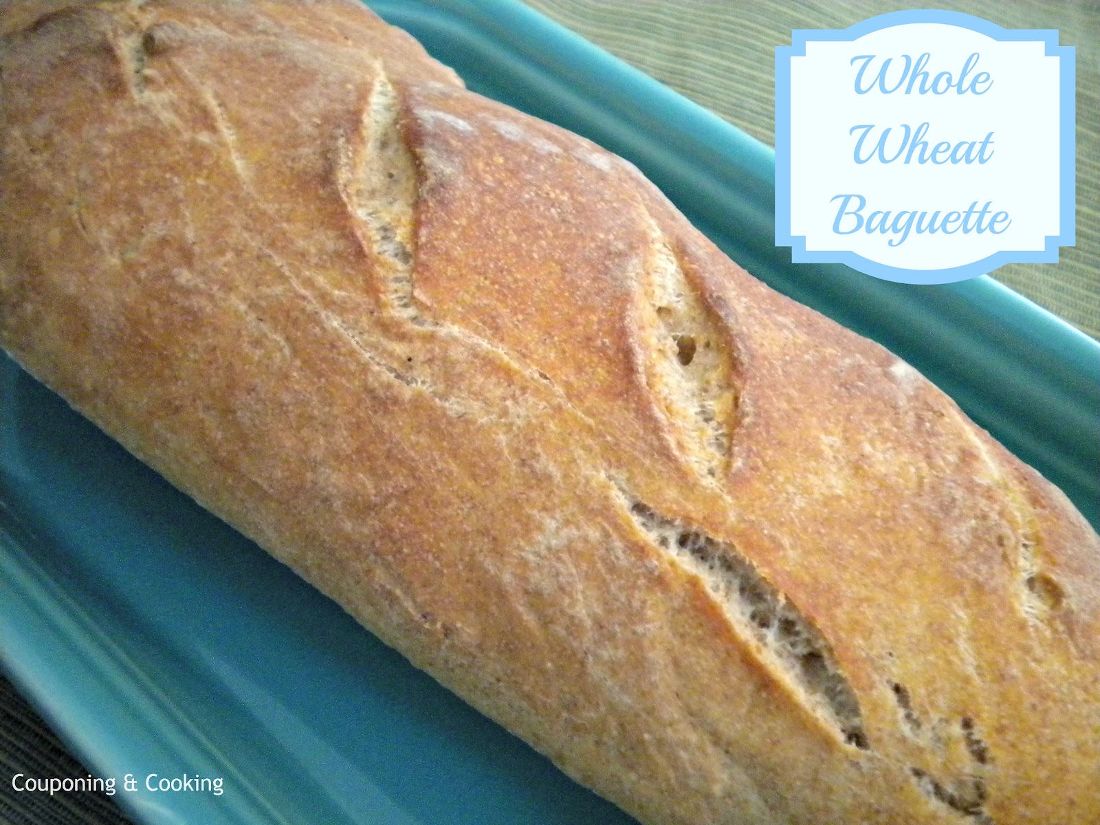 Tobins' Tastes Homemade Bread Challenge Whole Wheat Baguettes