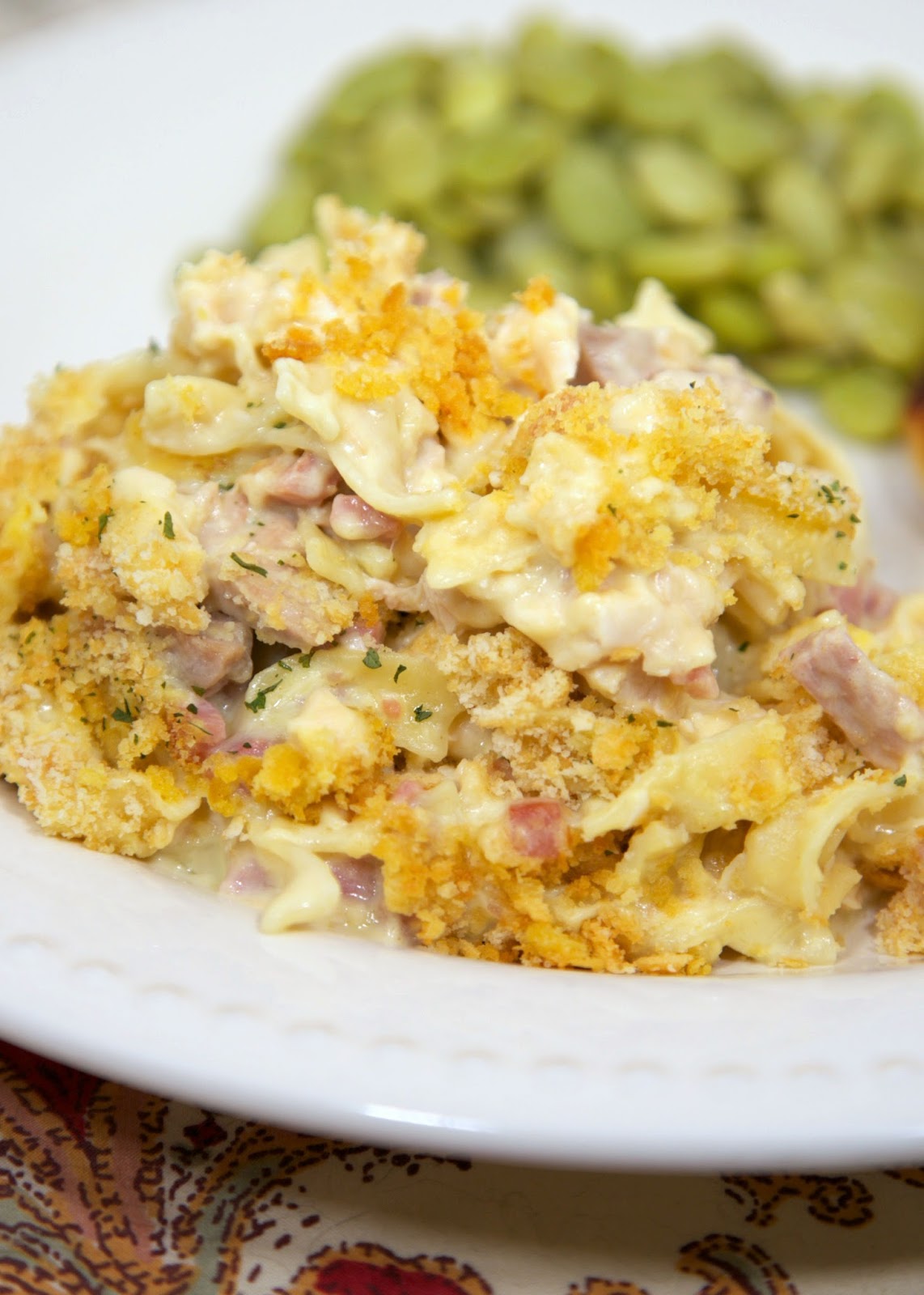 Chicken Cordon Bleu Noodle Casserole Plain Chicken