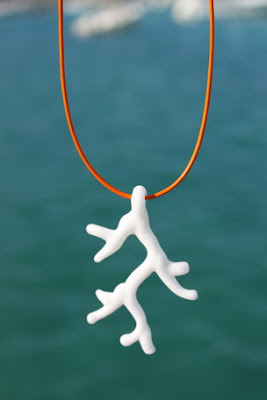 coral necklace