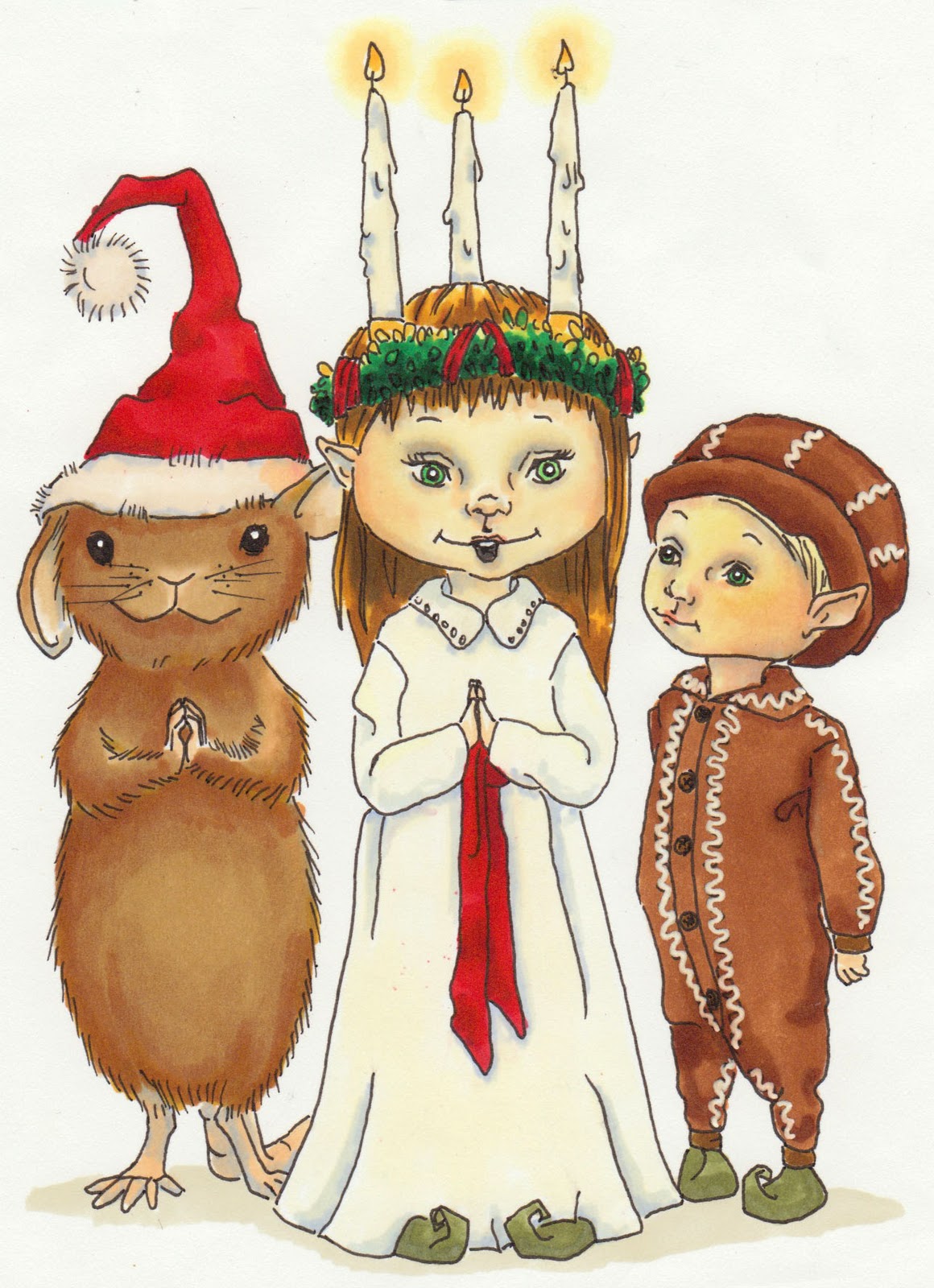 Jamina Hildersten: Julkort 2011 - Christmas Cards 2011