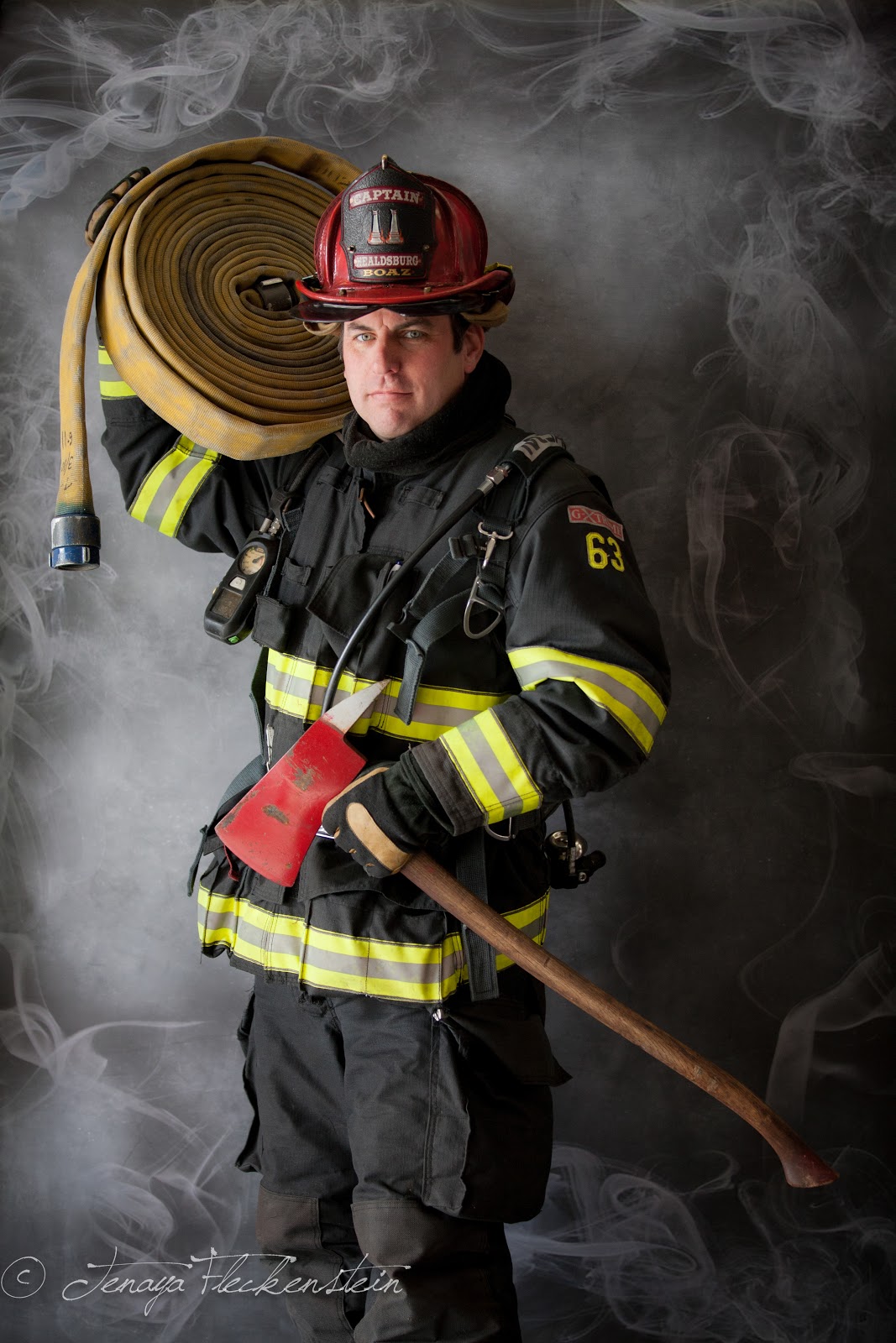 tenaya fleckenstein photography Firefighter Calendar Shoot 2013