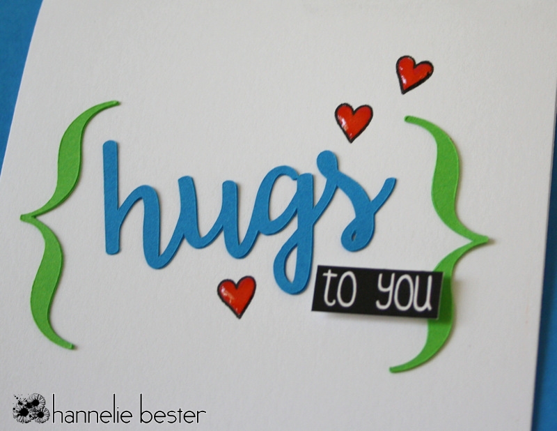 hugs to you card
