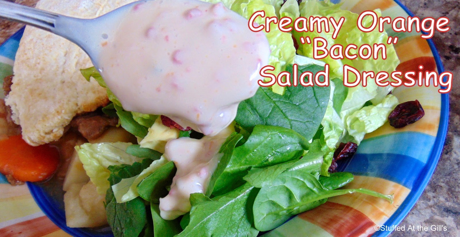 Creamy Orange "Bacon" Salad Dressing
