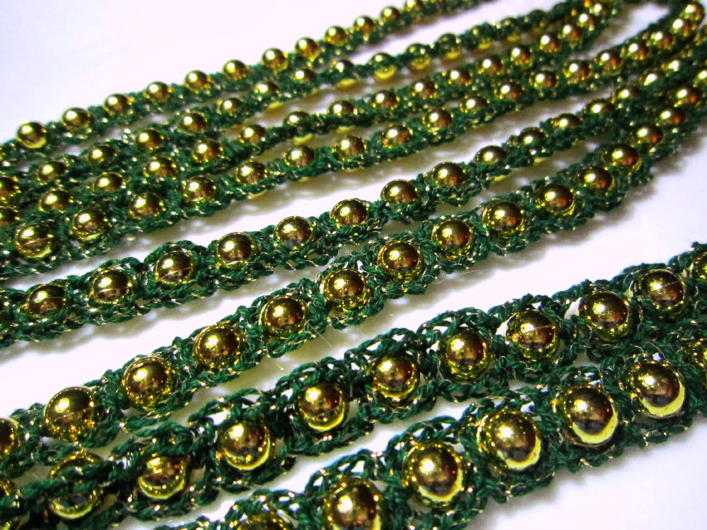 Magical Crafts Crocheted Bead Garland