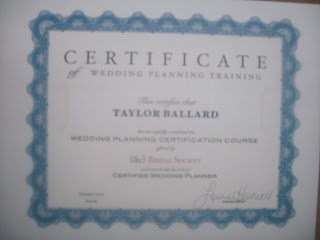 certified wedding planner