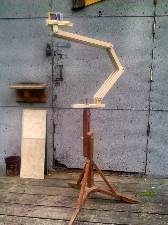 The Wood Knack Articulated camera arm