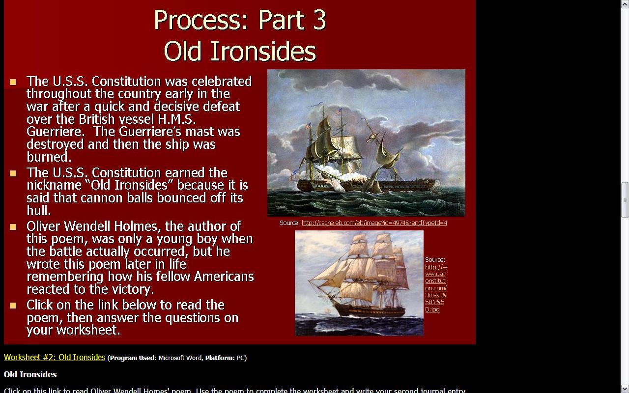 History Connected War of 1812 Through the Eyes of Children&hellip; and