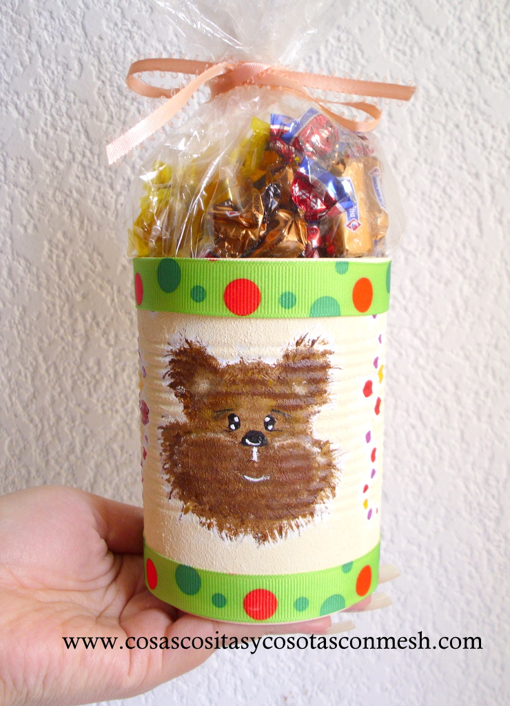 bolos para niños con material reciclado