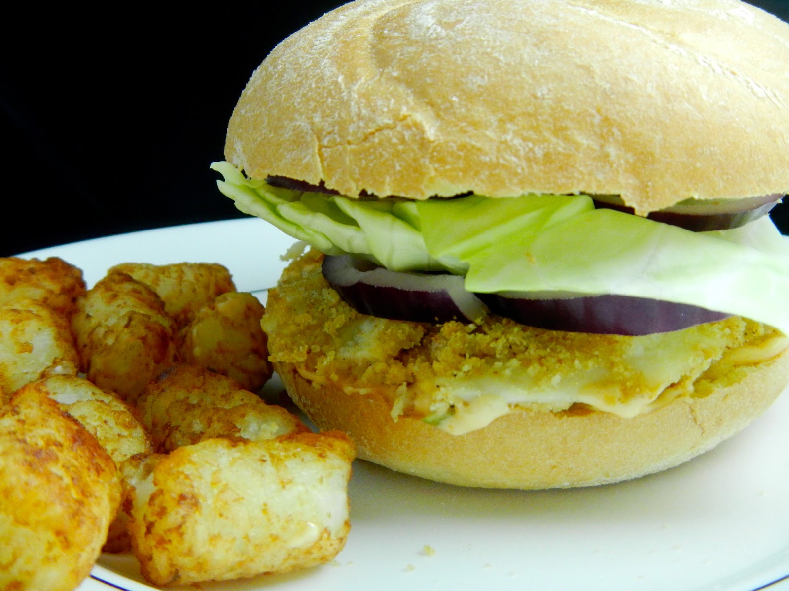 Liz's Livelihood Crispy Tilapia Sandwich