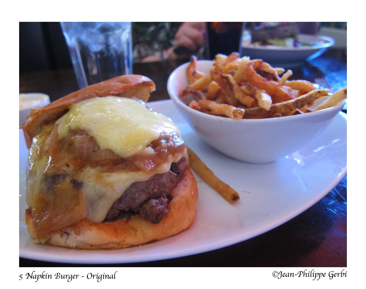 5 Napkin Burger in NYC, New York I just want 2 eat