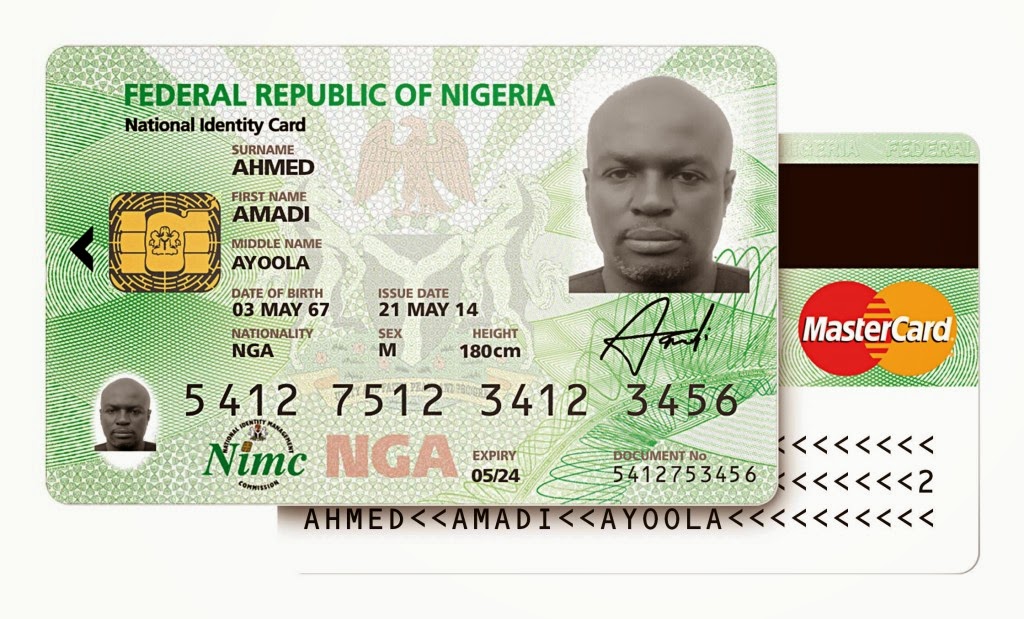 Nigerian Identity Management Commission (NIMC) will issue MasterCard