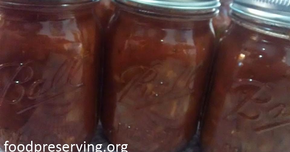 FOOD PRESERVING Pressure Canned Vegetarian Chilli
