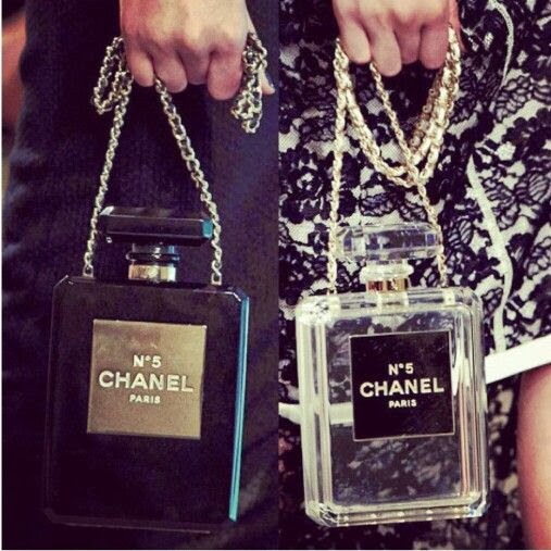 DIY Steal -----------> Chanel No. 5 Perfume Bottle Clutch