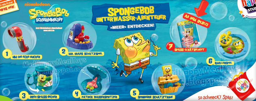 spongebob happy meal