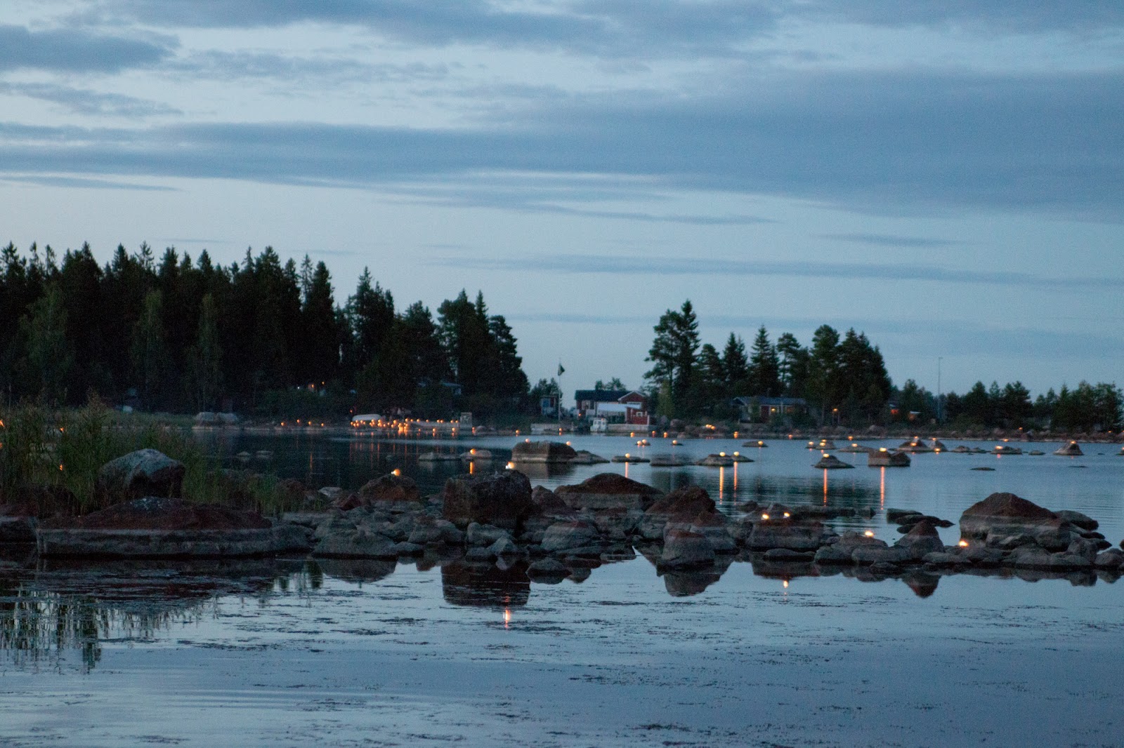 Mina dagar...: lyskväll/stugsista