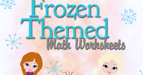 Savvy Spending: Free Frozen Themed Math Worksheets (add, subtract