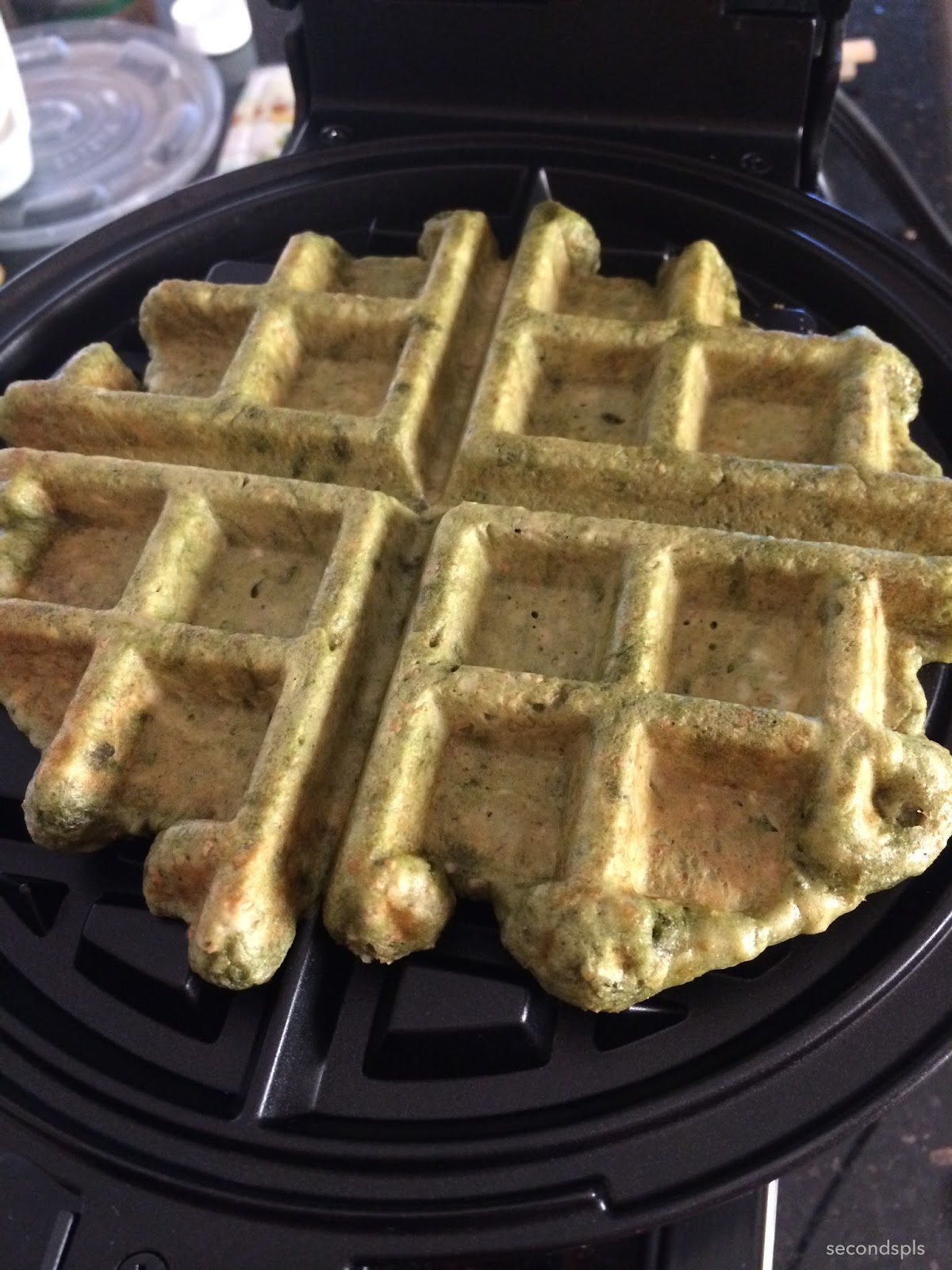 Matcha Green Tea Waffles [Recipe] Super easy! SECONDS, PLS?