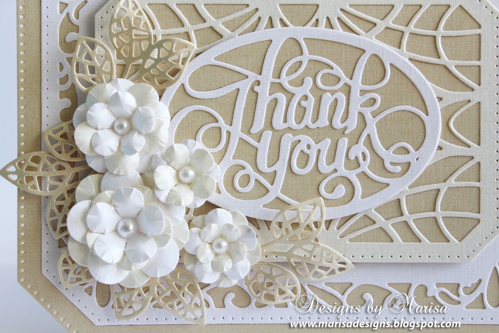 Designs by Marisa Thank You Card Craft Dies by Sue Wilson