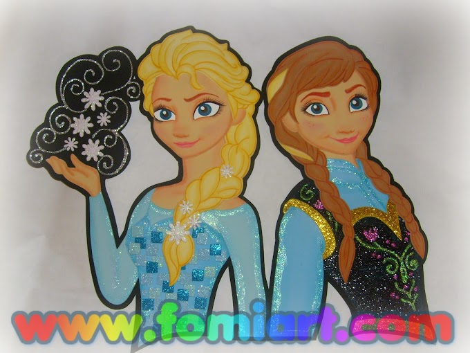 Elsa Y Anna: Para Decorar Letreros
