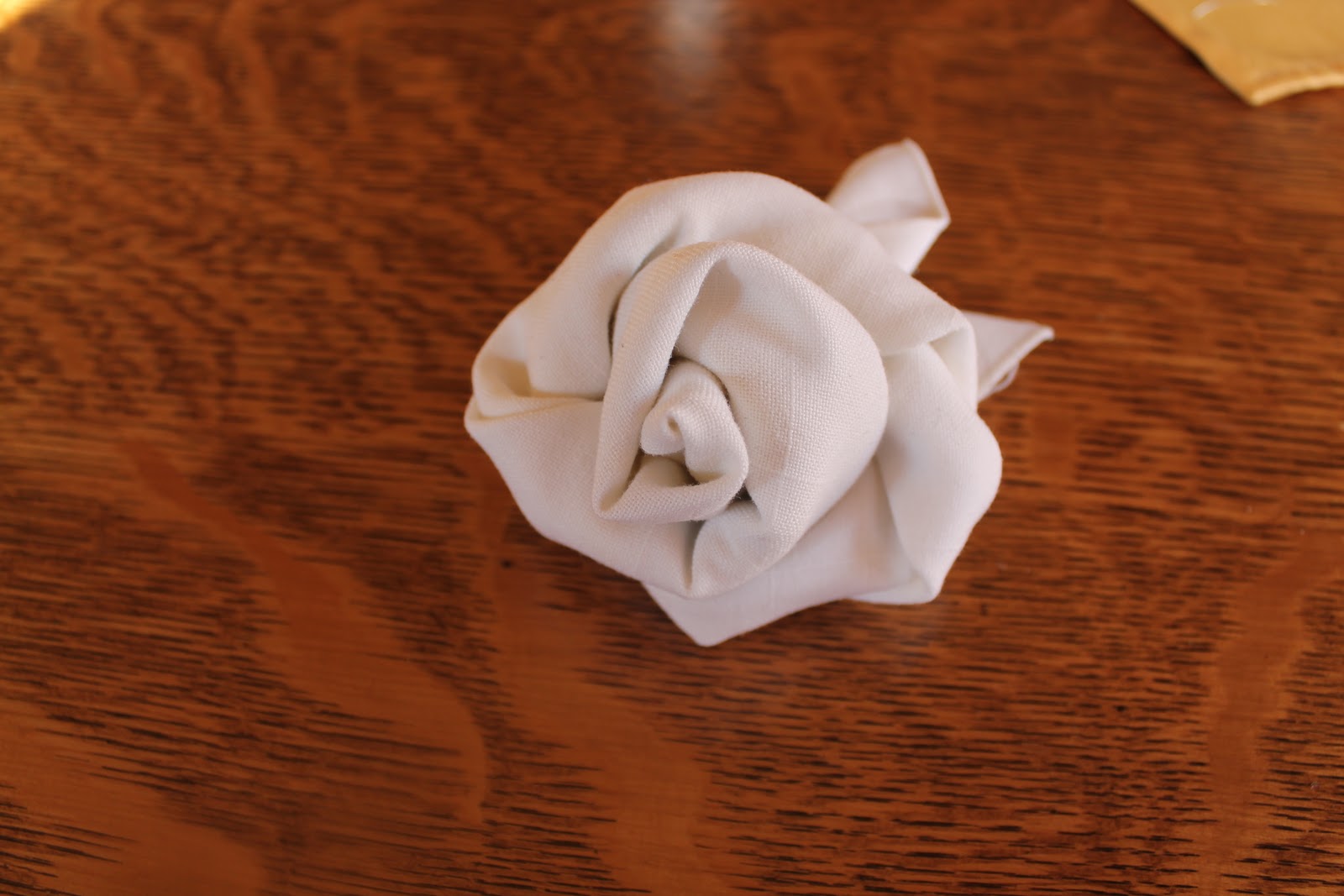 charmainesgibblegabble NAPKIN ROSES Step by step how to make
