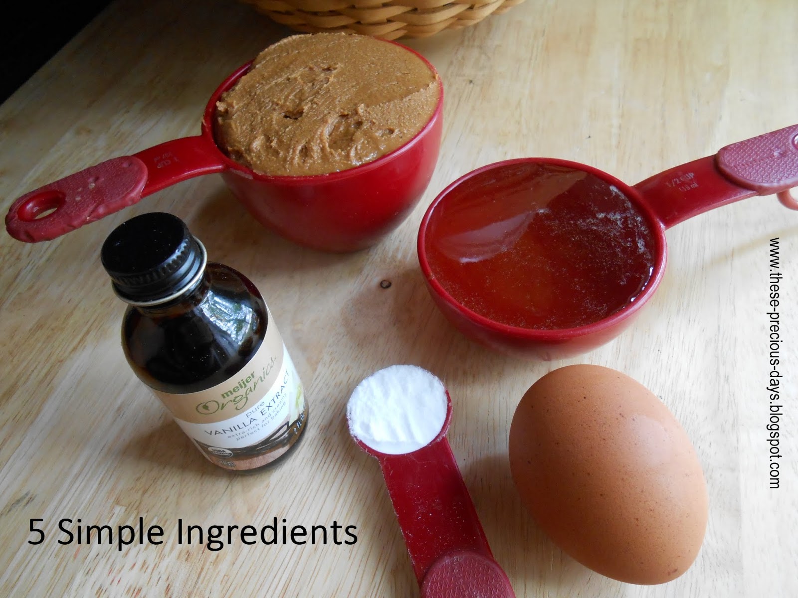 These Precious Days NoFlour Peanut Butter Blondies (GF/DF)