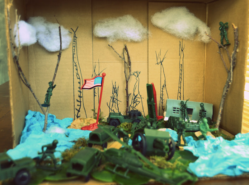 Army Men Diorama