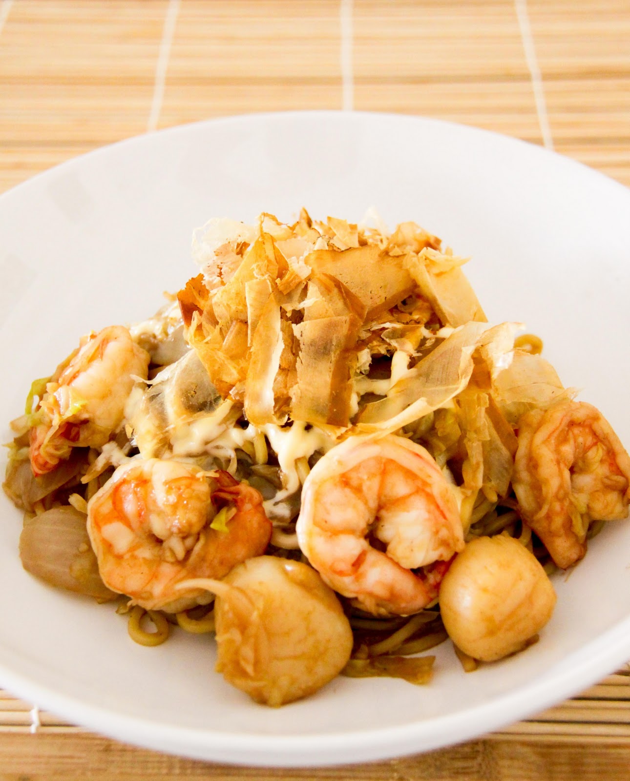 Life is Like a Long Journey Seafood Yakisoba 焼きそば
