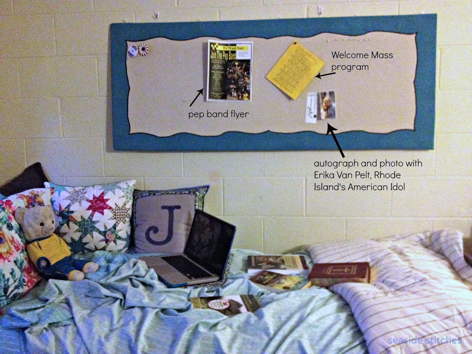 Seaside Stitches Giant Bulletin Board Tutorial