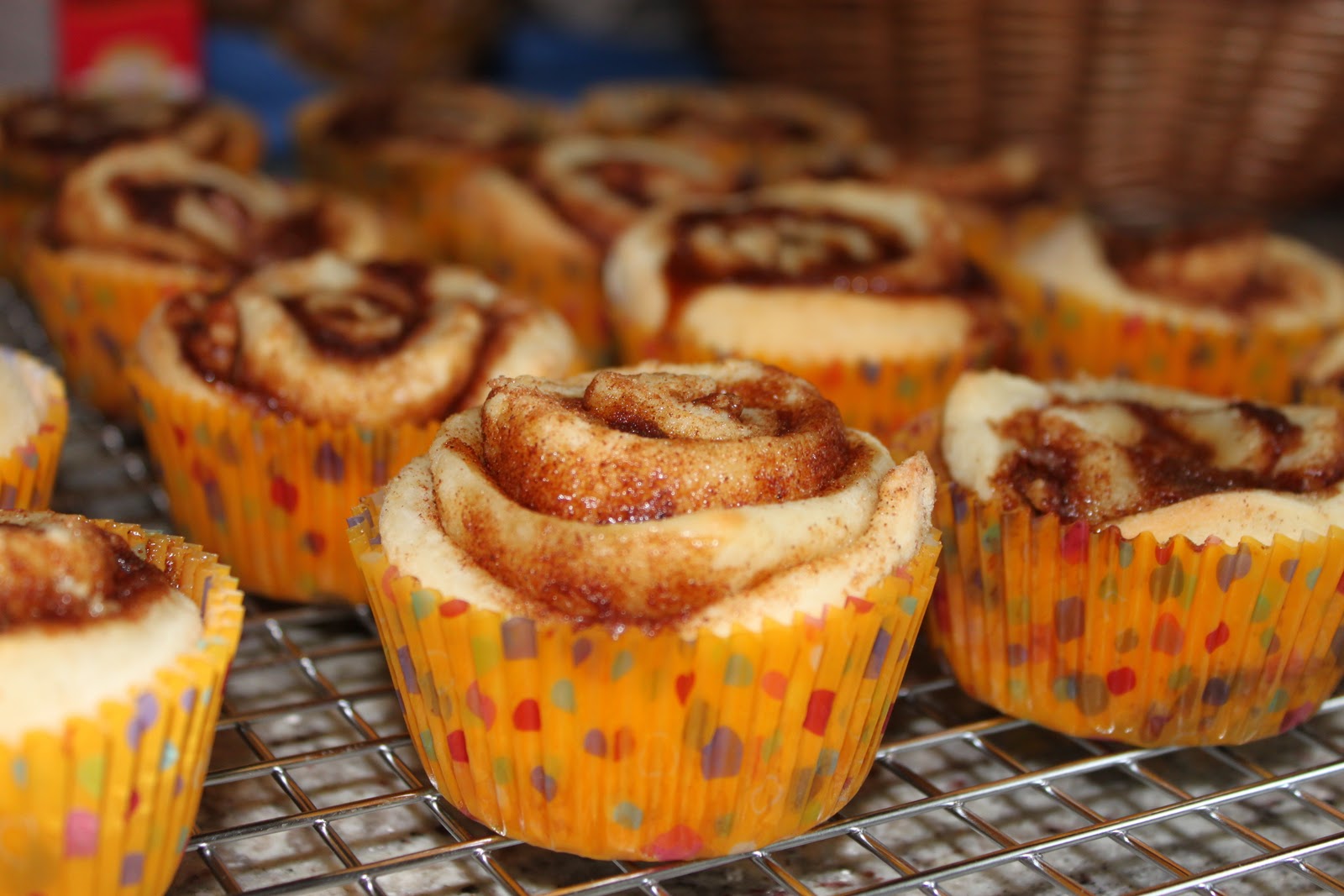 Kelly's Sweet Treats & Delicious Eats Cinnamon Bun Cupcakes