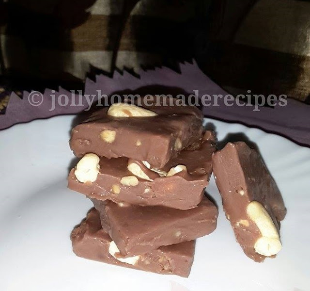 Chocolate Fudge Recipe, How to make Quick Chocolate Fudge Recipe