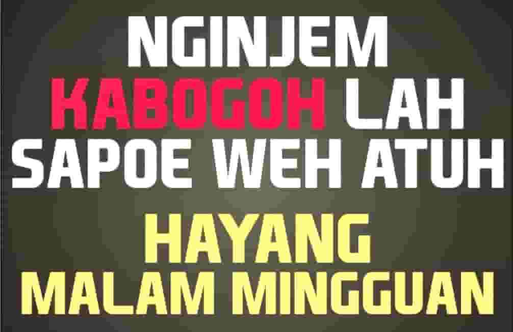 kata kata sedih bahasa sunda dan artinya yang wajib diketahui