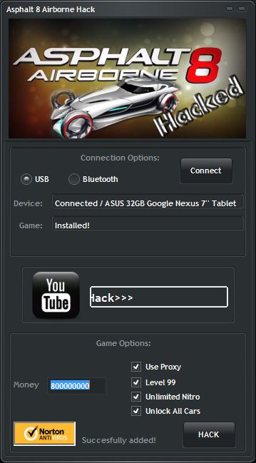 Download asphalt 8 hack tool