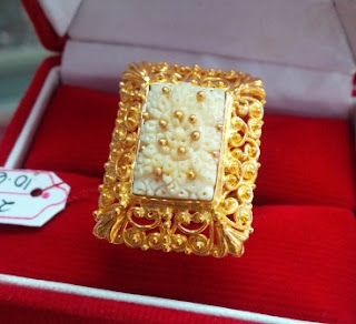 Cincin Gading Gajah Asli, Perhiasan Gading Gajah CMG 3 Cincin Gading Gajah Asli, Perhiasan Gading Gajah CMG 3