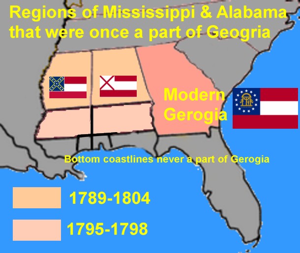 The Voice Of Vexillology Flags Heraldry The Georgia Heritage Mississippi Alabama Flags